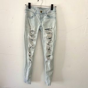 American Eagle Ripped Skinny Jeans